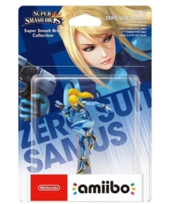 figurka amiibo super smash bros. collection zero suit samus no. 40