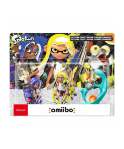 figurki amiibo splatoon 3 / 3 figurki: octoling (blue) / inkling (yellow) / smallfry
