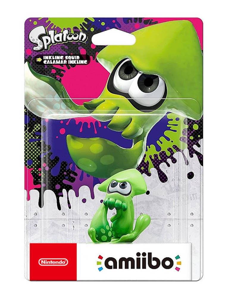 figurka amiibo splatoon inkling squid calamar inkling (zielona)