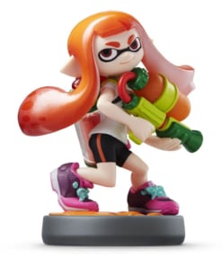 figurka amiibo splatoon inkling girl (pomarańczowa)