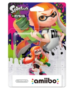 figurka amiibo splatoon inkling girl (pomarańczowa)