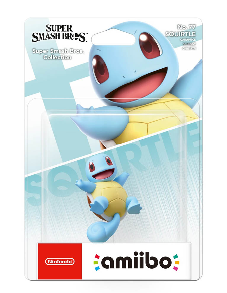 figurka amiibo super smash bros. collection squirtle no. 77
