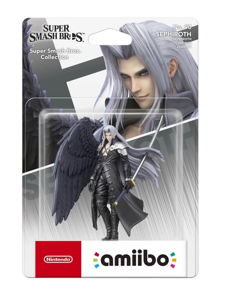 figurka amiibo / super smash bros. collection / sephiroth no. 90