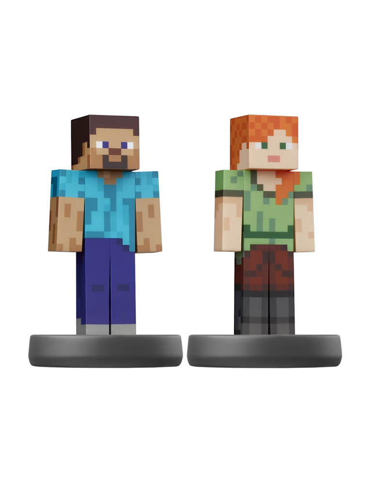 figurka amiibo / super smash bros. collection / steve & alex / no. 89