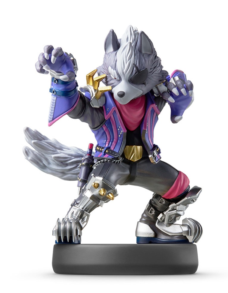 figurka amiibo super smash bros. collection wolf no. 63