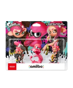 figurka amiibo splatoon / 3 pack octoling boy / octopus / girl (pink)