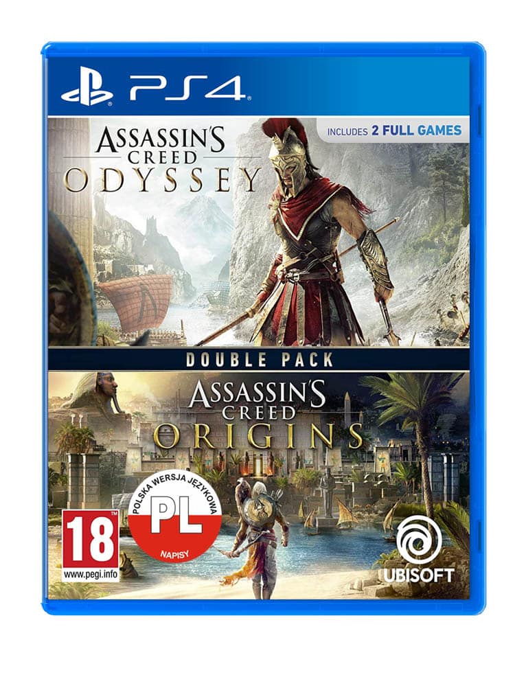 gry ps4 / ps5 / asassin's creed origins + odyssey pl