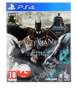 gra ps4 batman: arkham collection / steelbook pl.