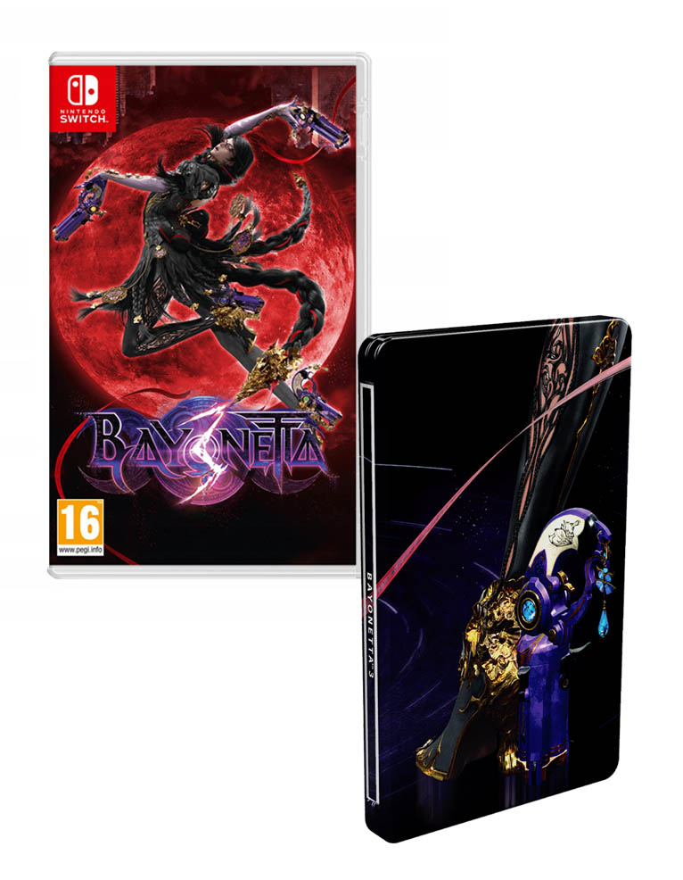 gra nintendo switch bayonetta 3 + steelbook