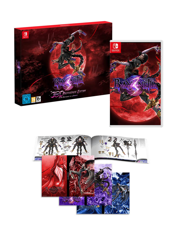 gra nintendo switch bayonetta 3 trinity masquerade edition + steelbook!