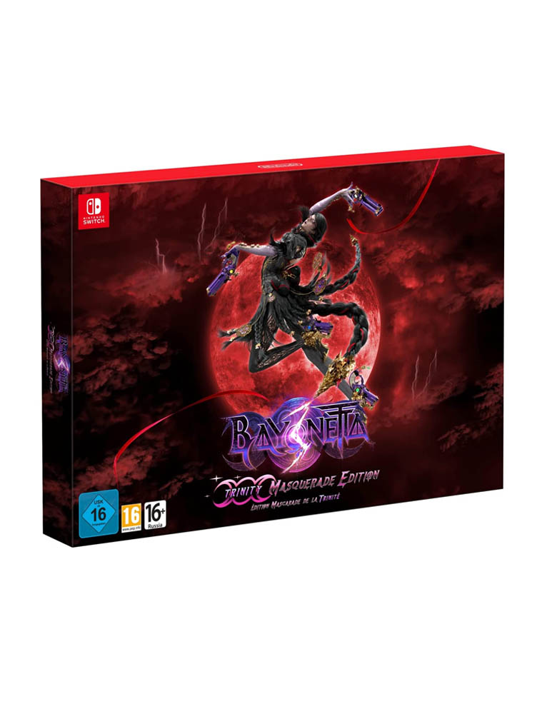 gra nintendo switch bayonetta 3 trinity masquerade edition + steelbook!