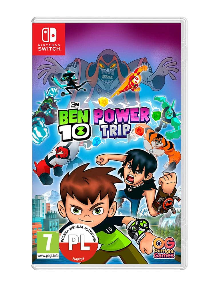 gra nintendo switch ben 10: wyprawa po moc!