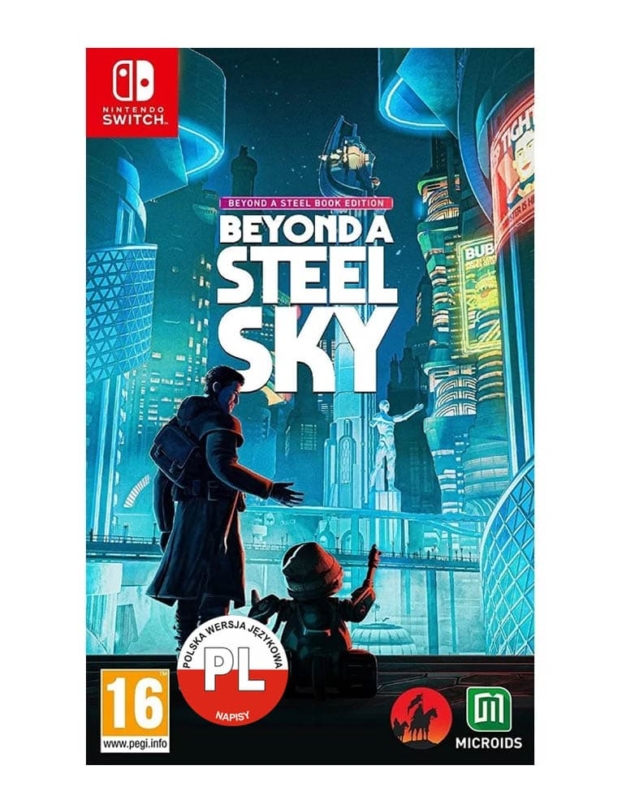 gra nintendo switch beyond a steel sky (steelbook!) / book edition