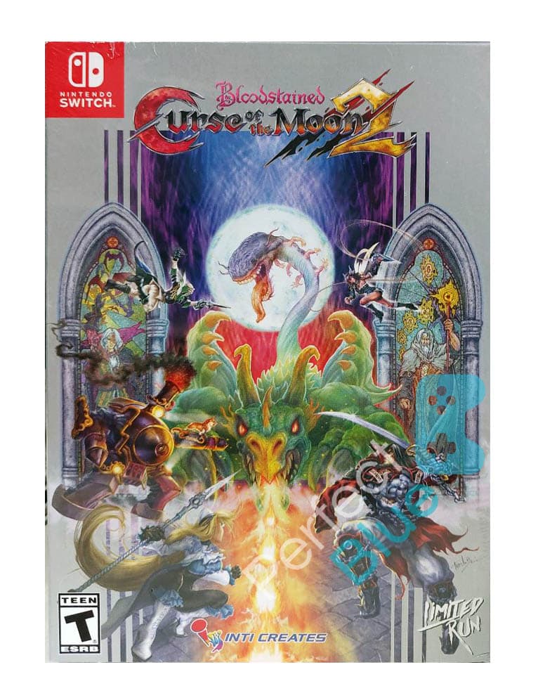 gra nintendo switch bloodstained: curse of the moon 2 classic edition / limited run / import usa