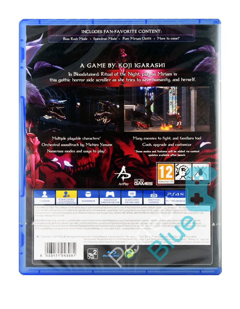 gra ps4 / ps5 / bloodstained: ritual of the night