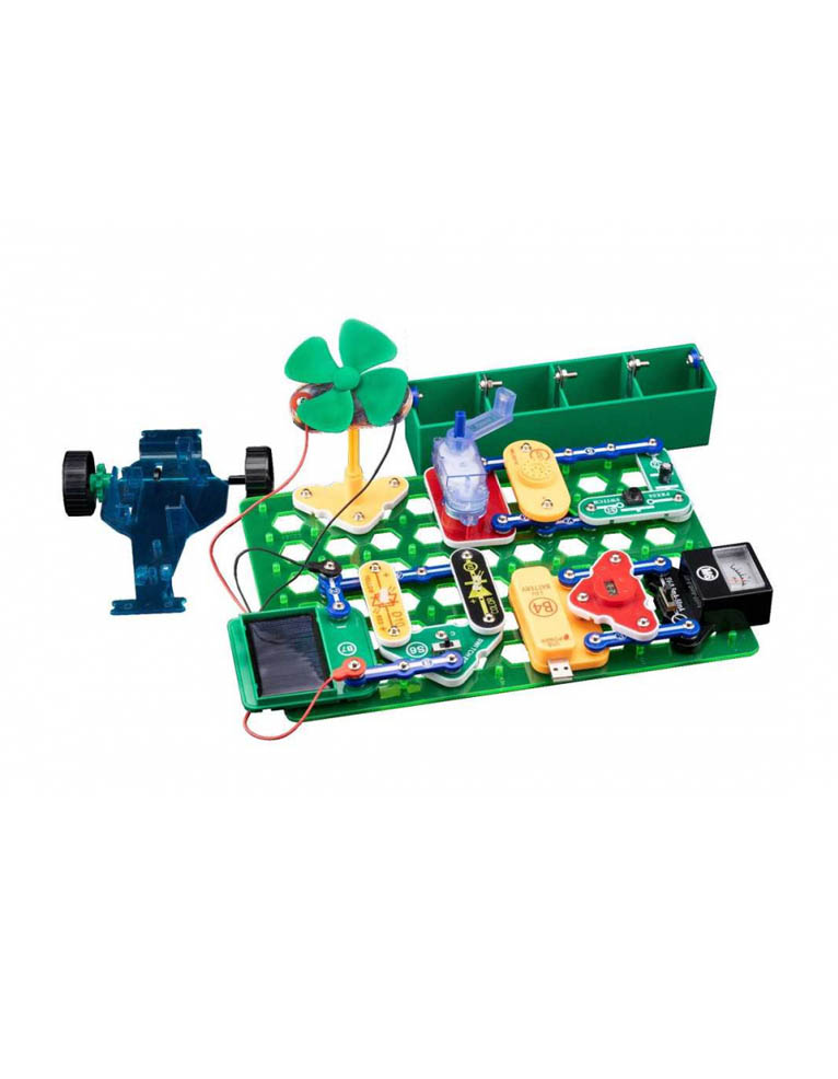 gadżet zestaw elektroniczny / zabawka edukacyjna / boffin ii green energy / 125 projektów / 45 elementów