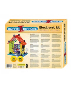 gadżet zestaw elektroniczny / zabawka edukacyjna / boffin ii my home / 34 projekty / 60 elementów