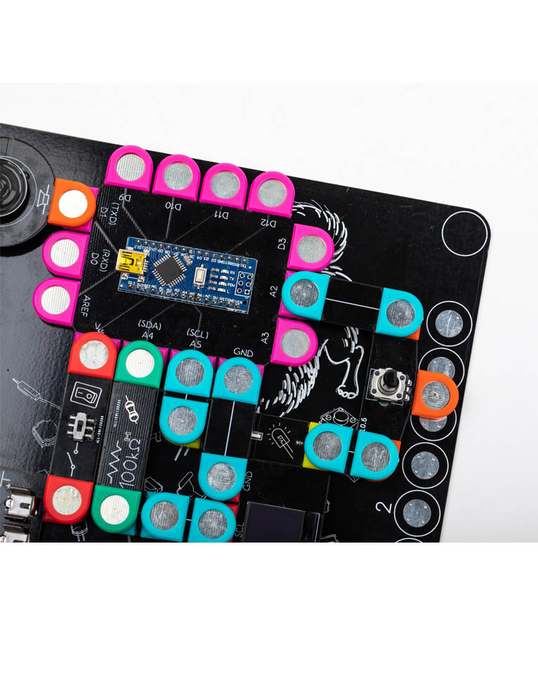 gadżet zestaw elektroniczny / zabawka edukacyjna / boffin magnetic / ponad 200 projektów