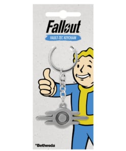gadżet metalowy brelok fallout vault tec