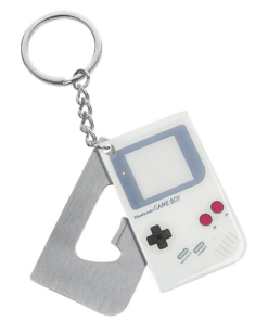 gadżet metalowy brelok / otwieracz do butelek / game boy