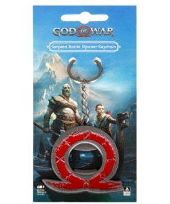 gadżet metalowy brelok / otwieracz do butelek / god of war.