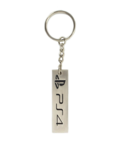 gadżet metalowy brelok ps4 logo.