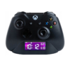gadżet zegar z budzikiem w kształcie kontrolera xbox / czarny