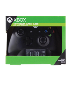 gadżet zegar z budzikiem w kształcie kontrolera xbox / czarny