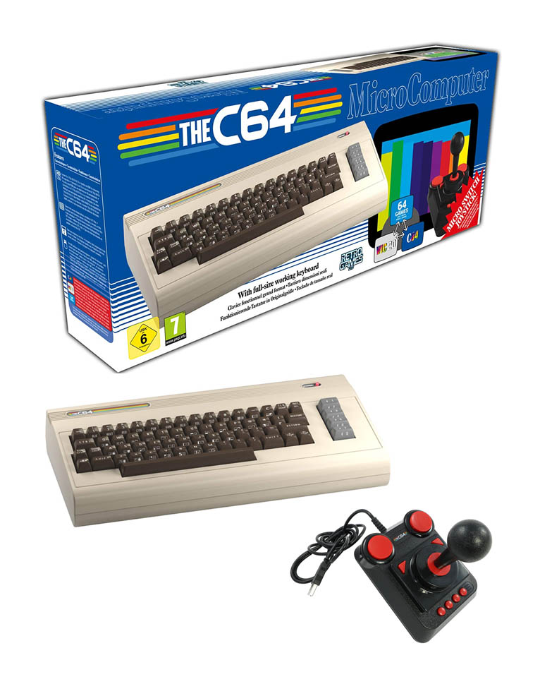 the c64 maxi / commodore 64 / micro computer 64 games / zawiera 64 gry
