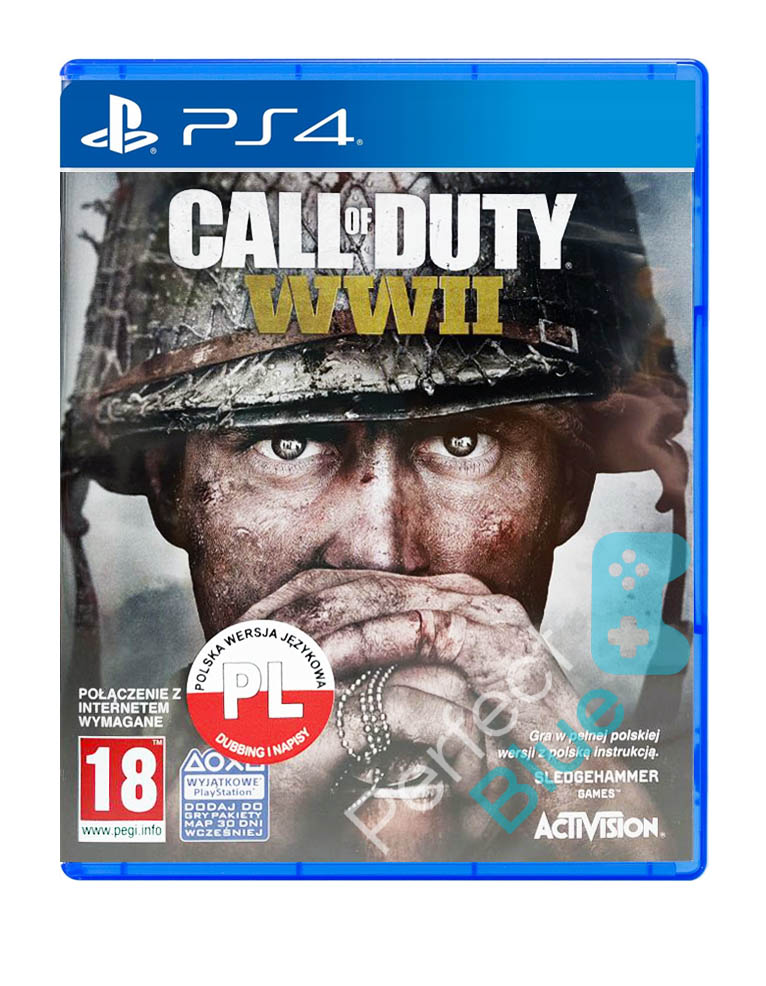 gra ps4 / ps5 / call of duty: ww2 / polski dubbing