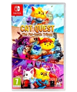 gra nintendo switch cat quest the fur tastic trilogy