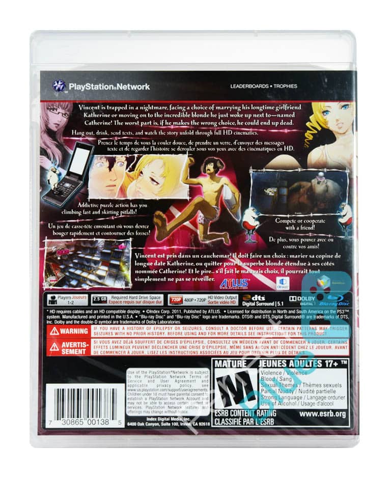 gra ps3 catherine / import us