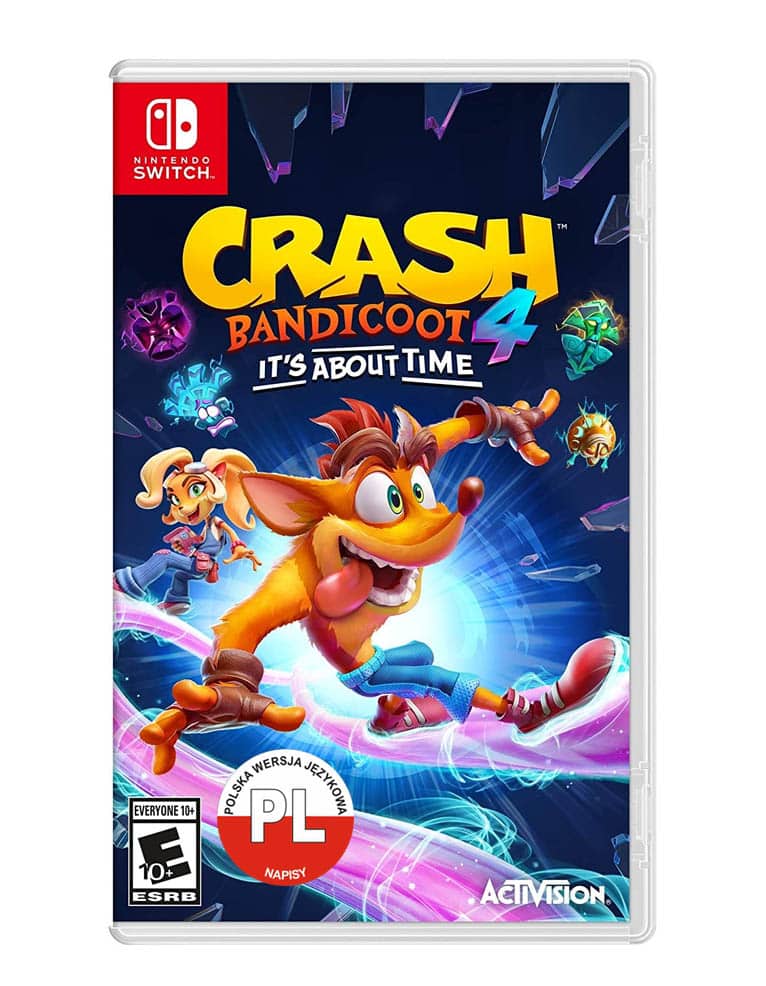 gra nintendo switch crash bandicoot 4: it's about time / najwyższy czas