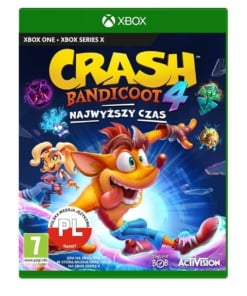 gra xbox one crash bandicoot 4: it's about time / najwyższy czas