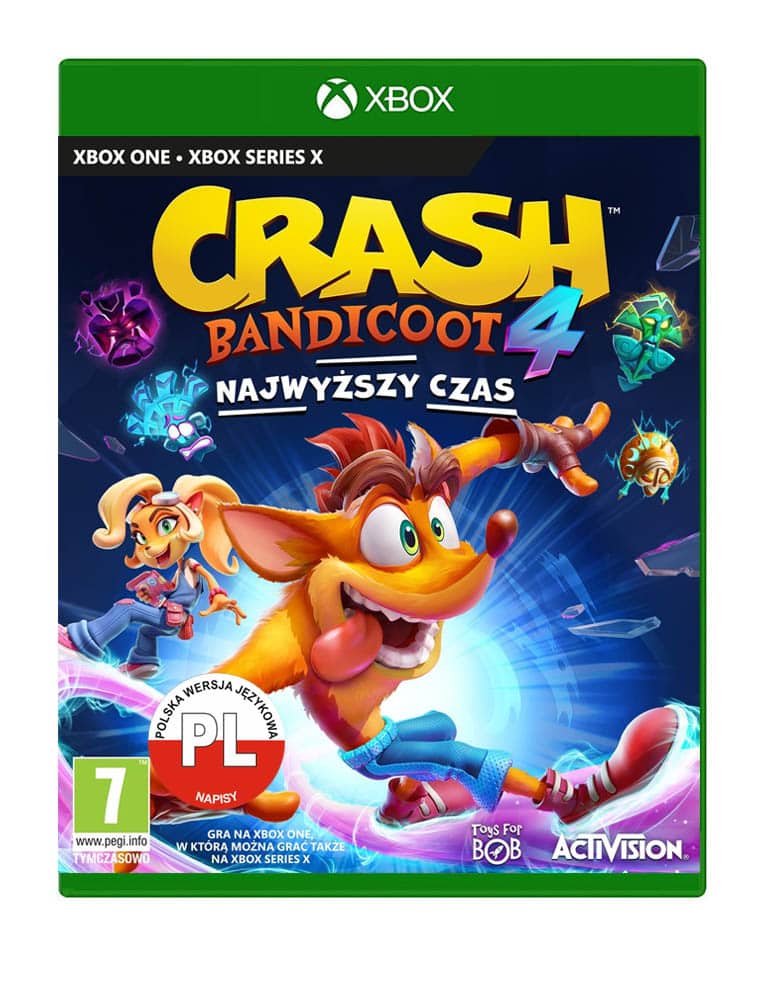 gra xbox one crash bandicoot 4: it's about time / najwyższy czas