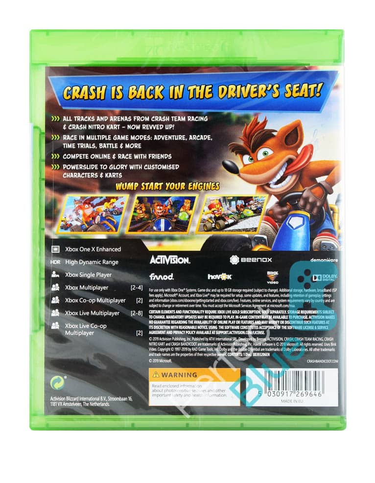 gra xbox one ctr crash team racing nitro fueled