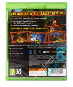 gra xbox one crash bandicoot n. sane trilogy