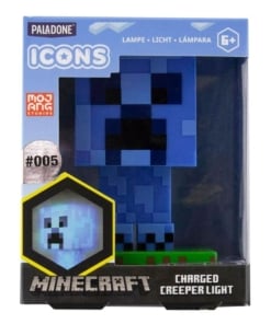 gadżet lampka minecraft charged creeper #005
