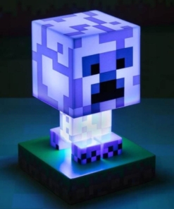 gadżet lampka minecraft charged creeper #005