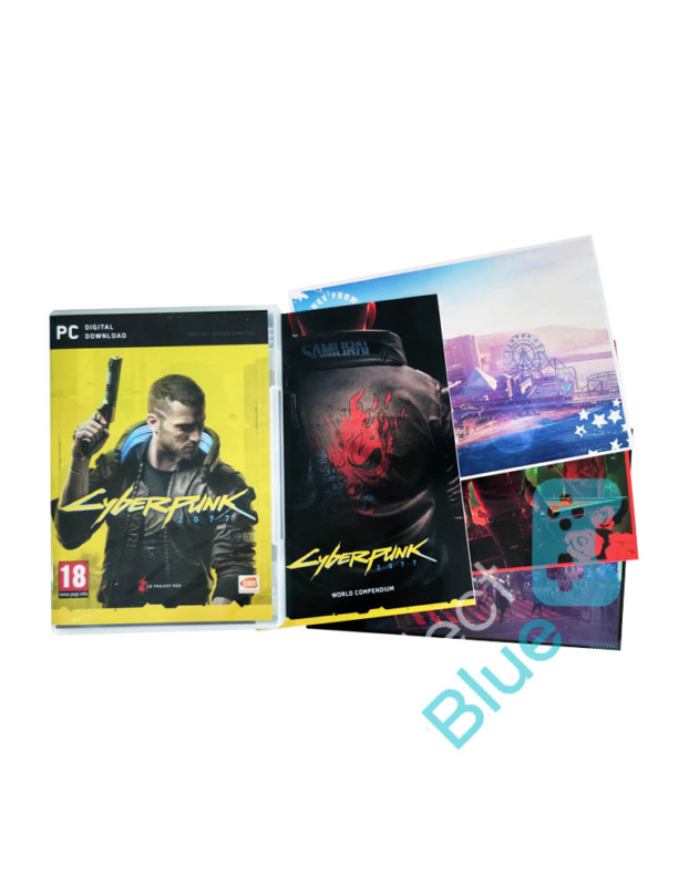 pudełko po grze cyberpunk 2077 / pc / brak kodu aktywacyjnego