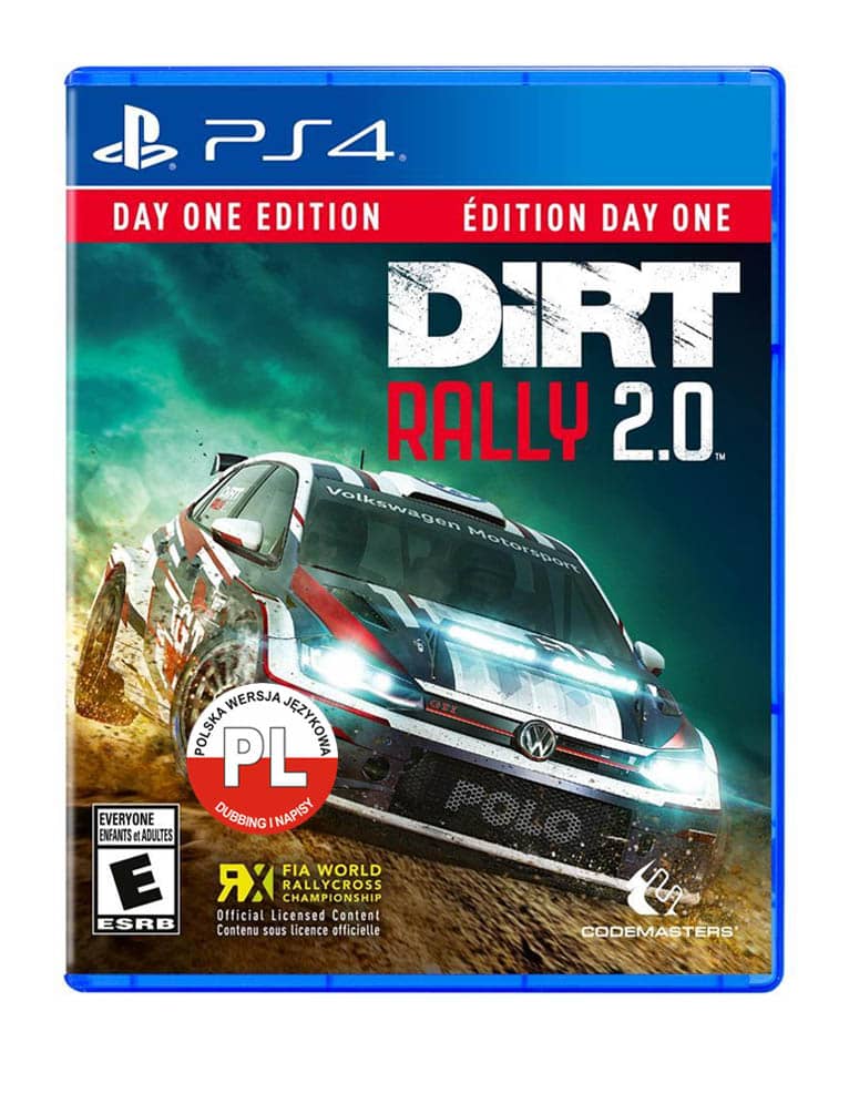 gra ps4 dirt rally 2.0 pl / import usa