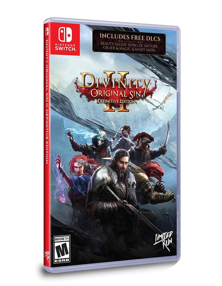gra nintendo switch divinity original sin ii definitive edition / limited run!