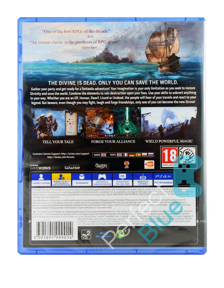 gra ps4 / ps5 / divinity original sin ii definitive edition