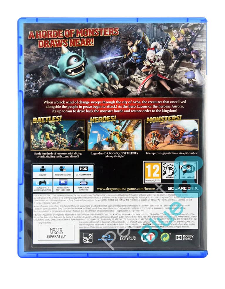 outlet / gra ps4 dragon quest heroes edycja kolekcjonerska.