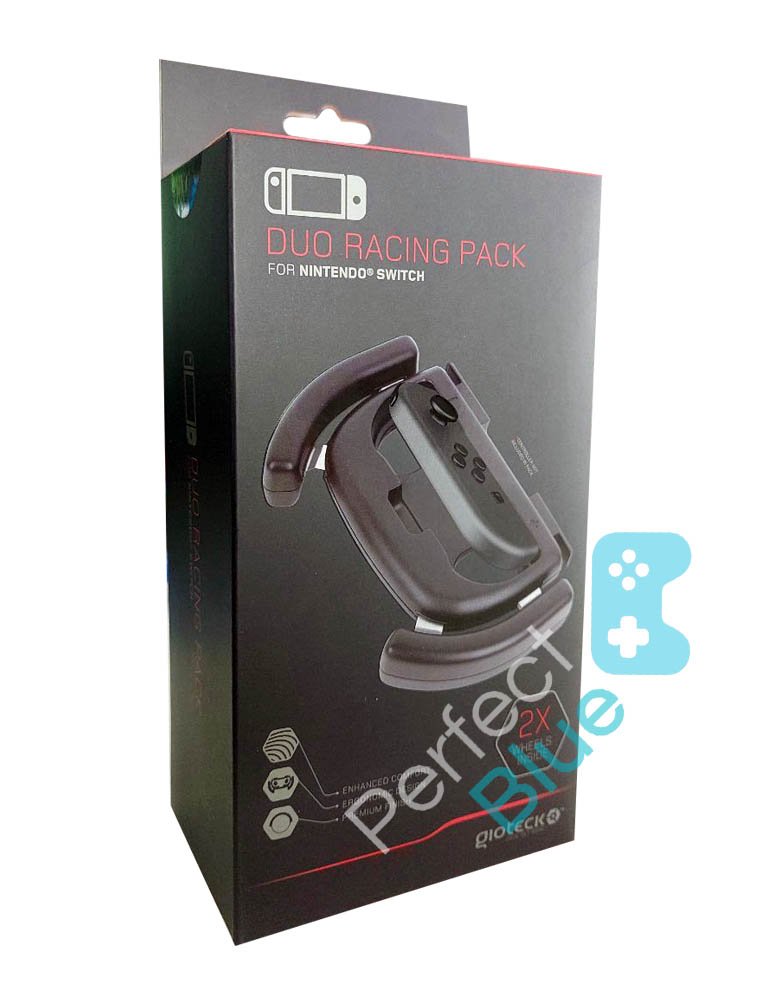 gioteck / uchwyt / kierownica duo racing pack / nintendo switch joy con / 2 sztuki
