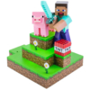 lampka minecraft diorama steve