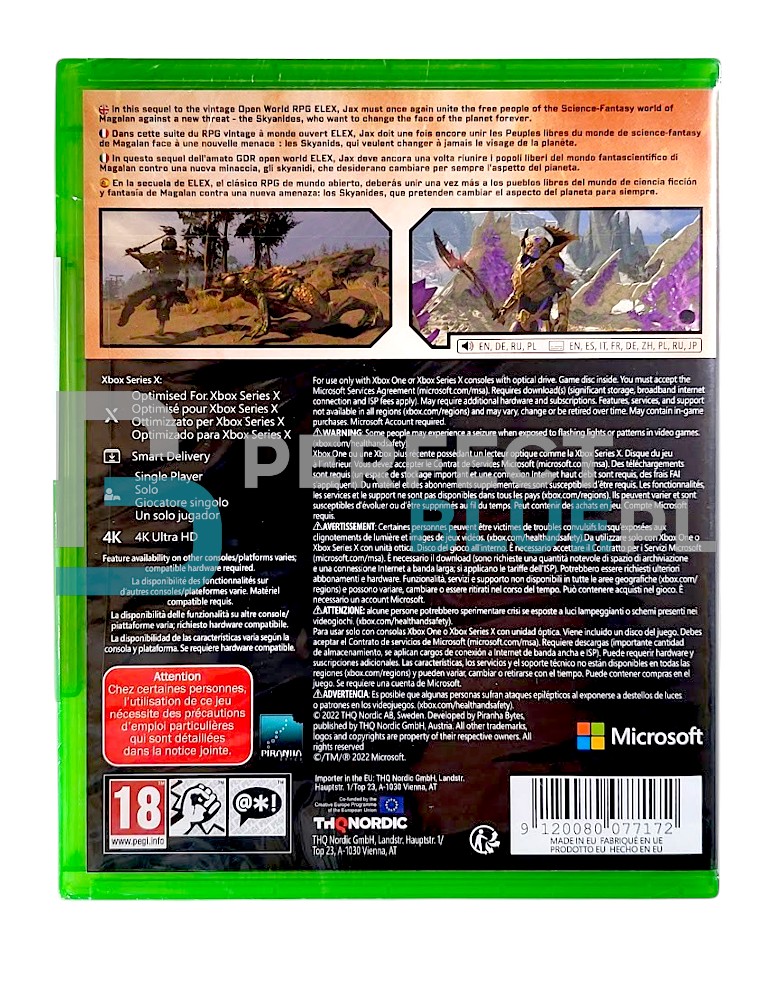 gra xbox one / + xbox series x upgrade / elex ii / elex 2