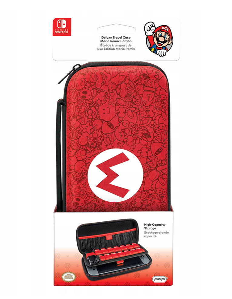 pdp etui pokrowiec deluxe travel case mario remix edition.