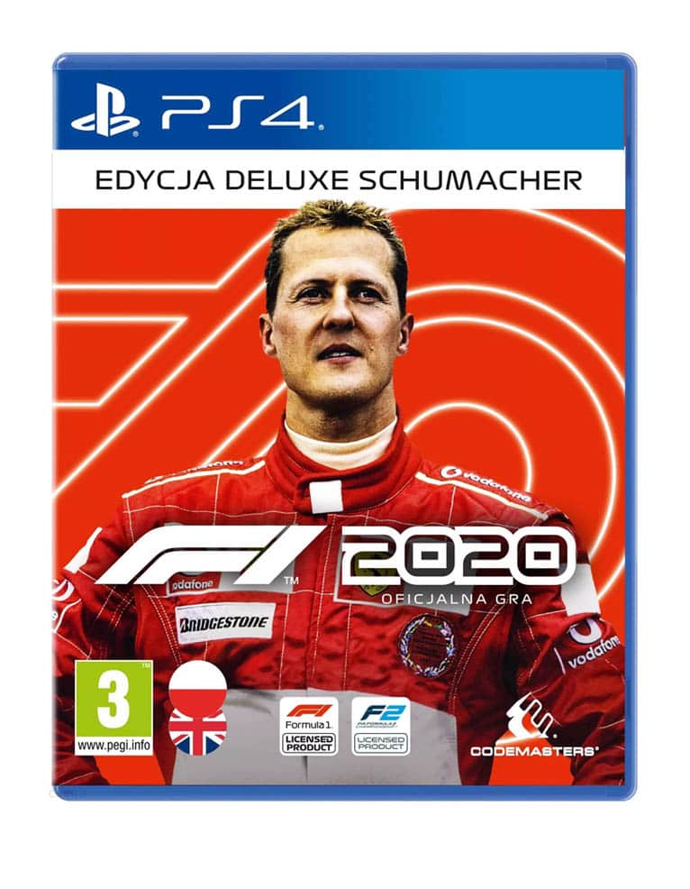 gra ps4 f1 2020 edycja deluxe schumacher