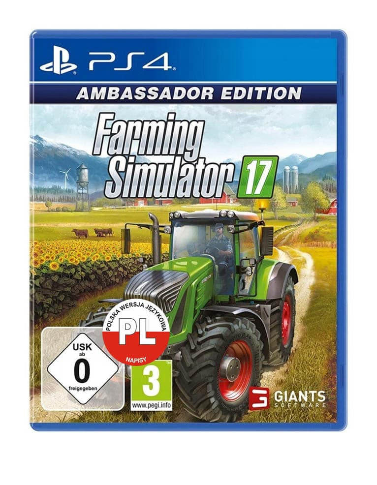 gra ps4 / ps5 / farming simulator 17 ambassador edition